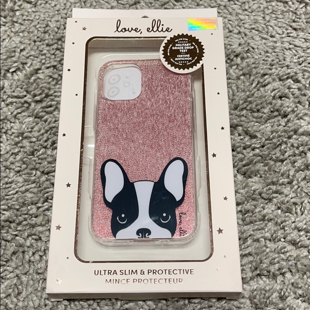 Love, Ellie Pink Phone Case IPhone 2020 Frenchies